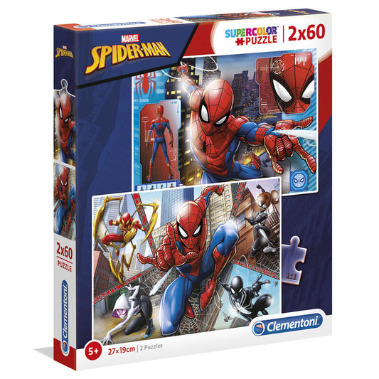 Puzzle Spiderman Marvel 2x60pzs_0