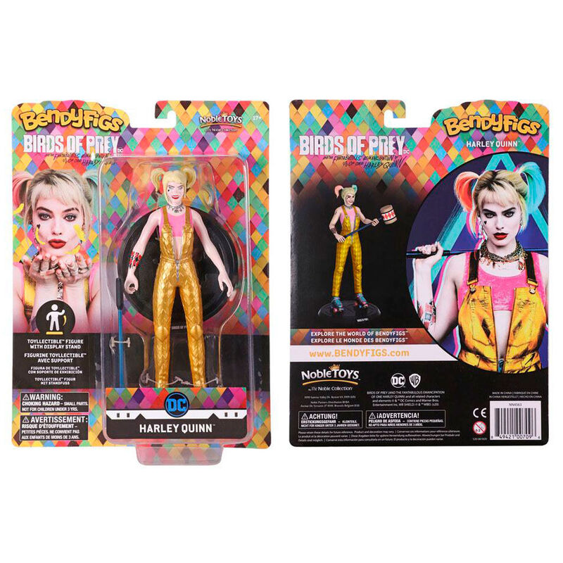 Figura Maleable Bendyfigs Harley Quinn DC Comics 19cm_0