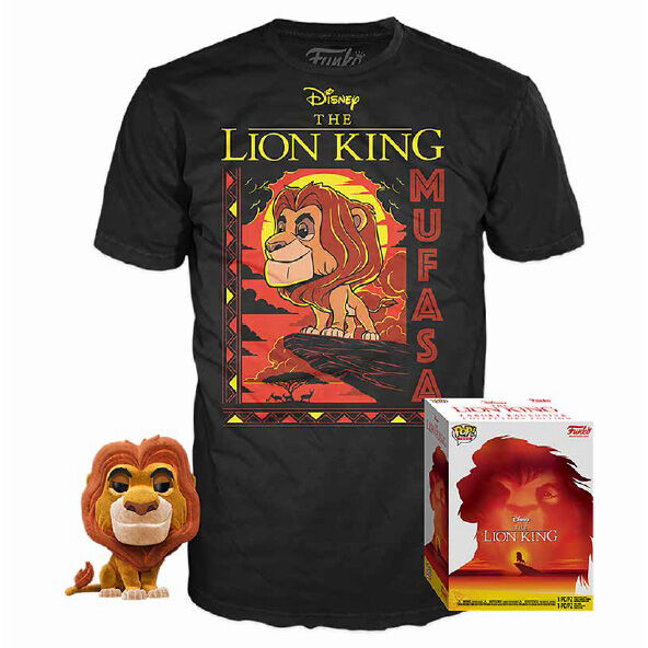 Set figura POP & Tee Disney El Rey Leon Mufasa_0
