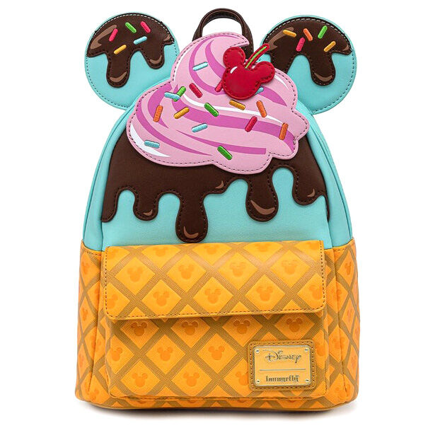 Mochila Ice Cream Mickey Minnie Disney Loungefly_0