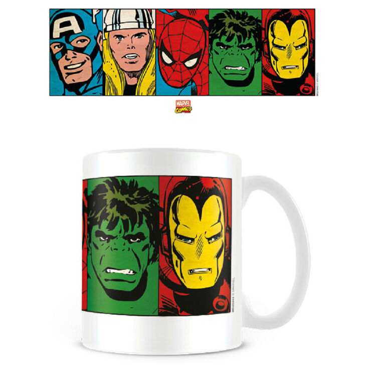 Taza Faces Vengadores Avengers Marvel_0