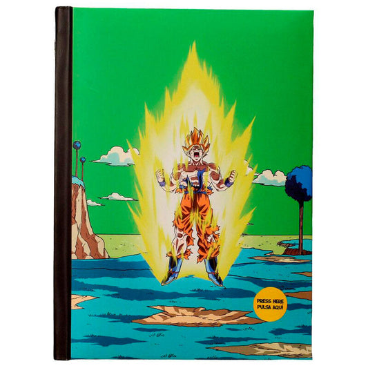 Cuaderno A5 Namek Final Battle Dragon Ball Z con luz_0