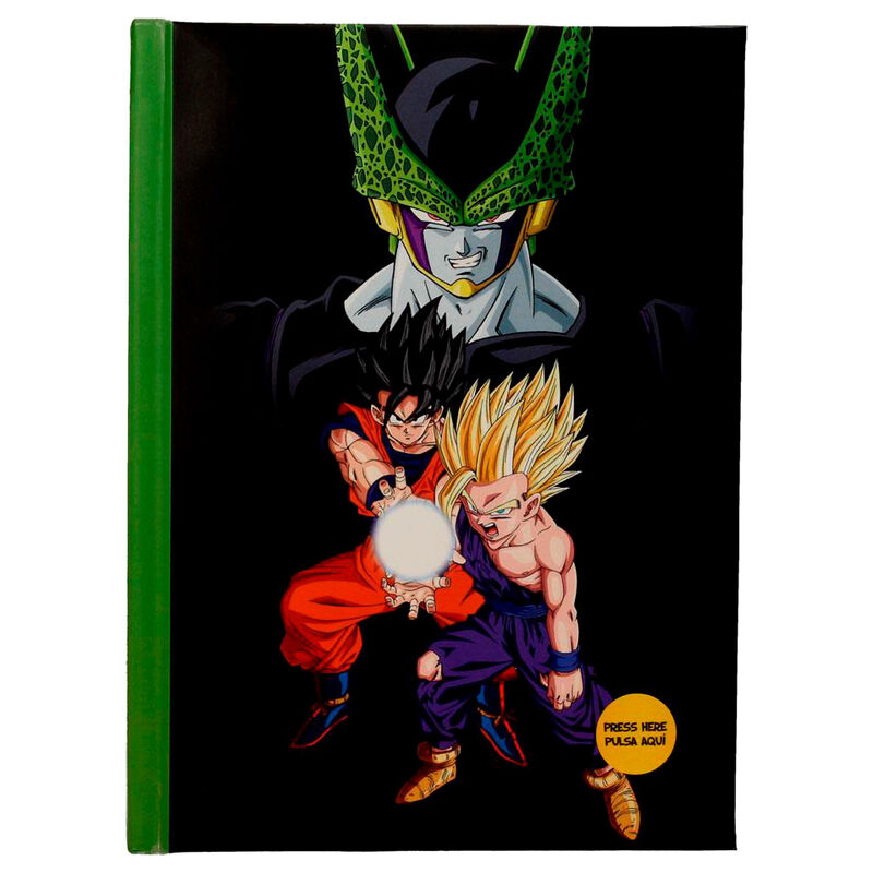 Cuaderno A5 Cell Final Battle Dragon Ball Z con luz_0