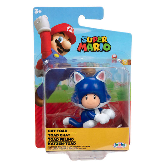 Figura Toad Felino Super Mario Nintendo 6,5cm_0