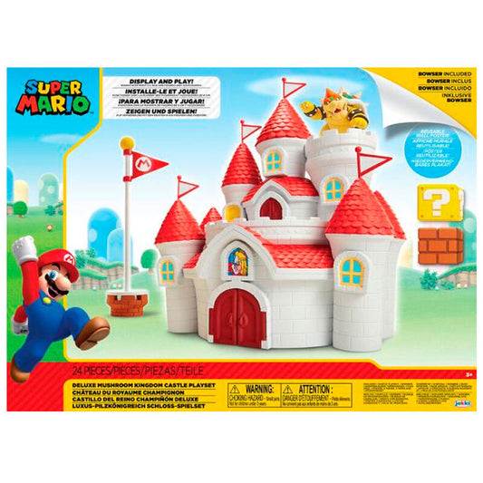 Playset Mushroom Kingdom Castle Mario Bros Nintendo_0
