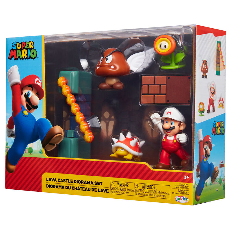 Blister diorama Castillo de Lava Super Mario Nintendo_0