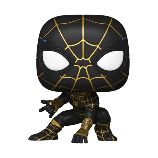 Figura POP Marvel Spiderman No Way Home Spiderman Black & Gold Suit_0