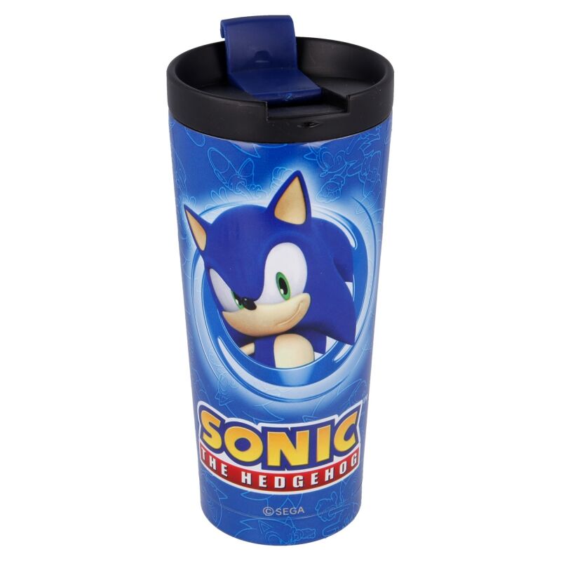 Vaso cafe acero inoxidable Sonic The Hedgehog 425ml_0