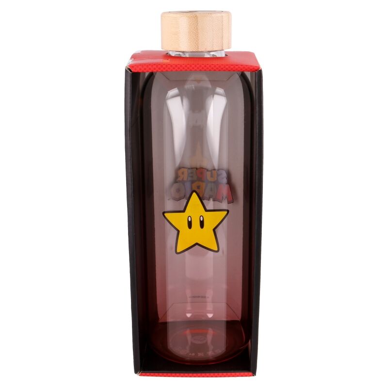 Botella cristal Super Mario Bros Nintendo 1030ml_0