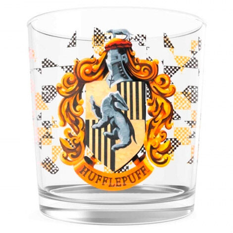 Vaso cristal Logo Hufflepuff Harry Potter_0