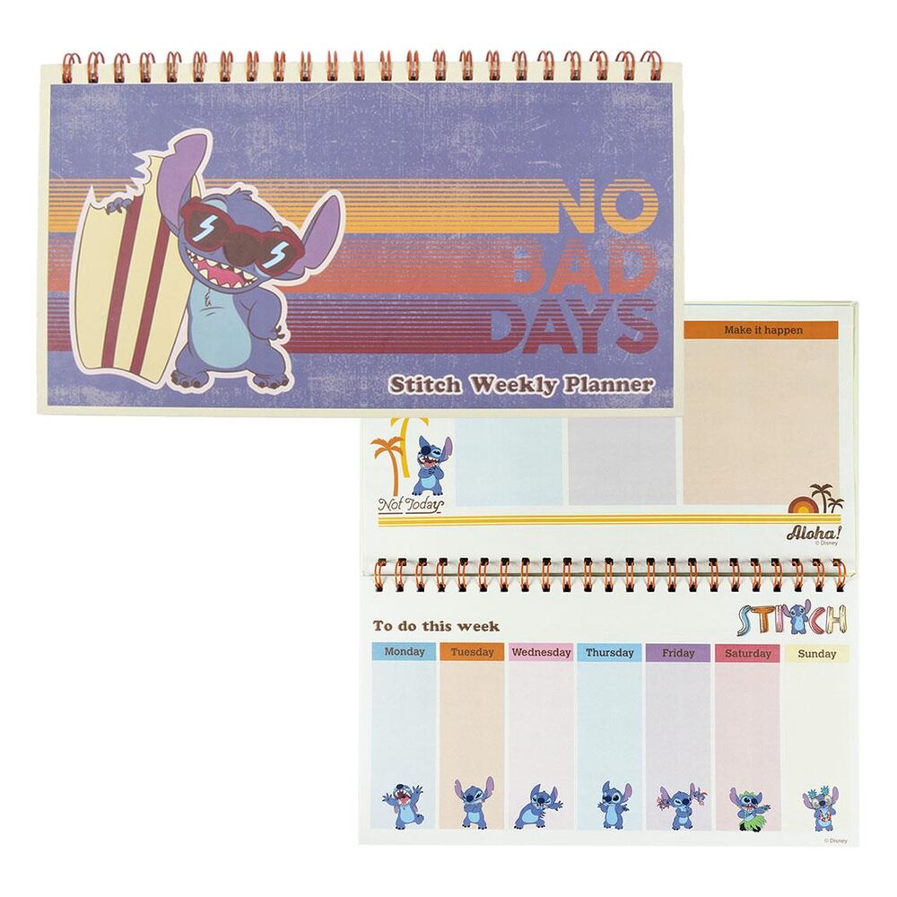 Planificador Semanal Stitch Disney_0