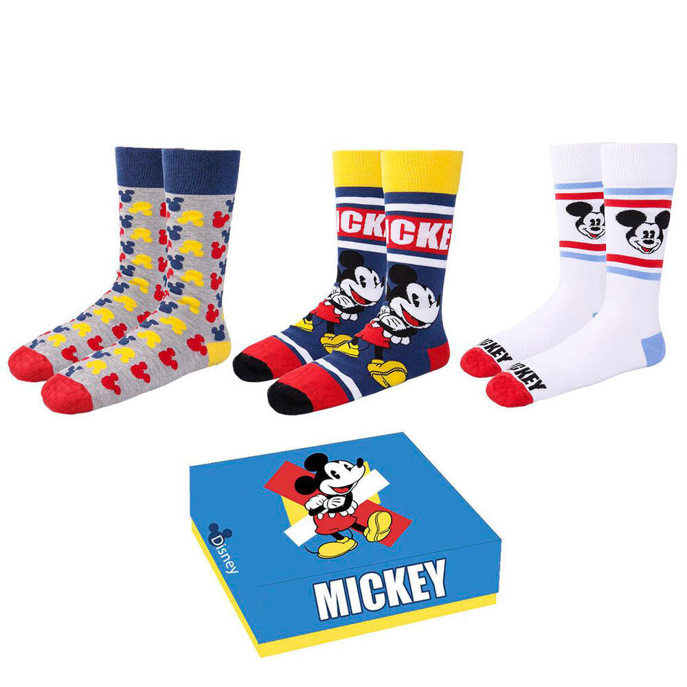 Set 3 calcetines Mickey Disney_0
