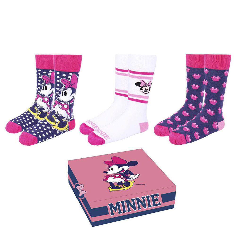 Set 3 calcetines Minnie Disney_0