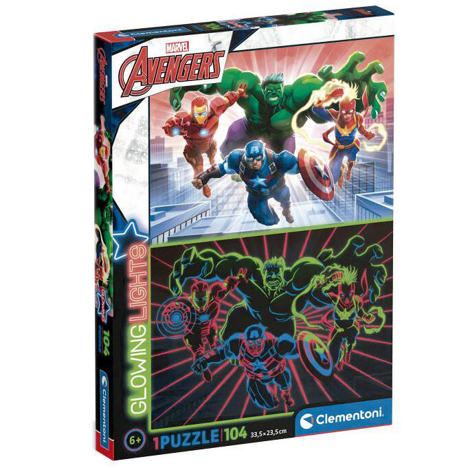 Puzzle glowing Los Vengadores Avengers Marvel 104pzs_0