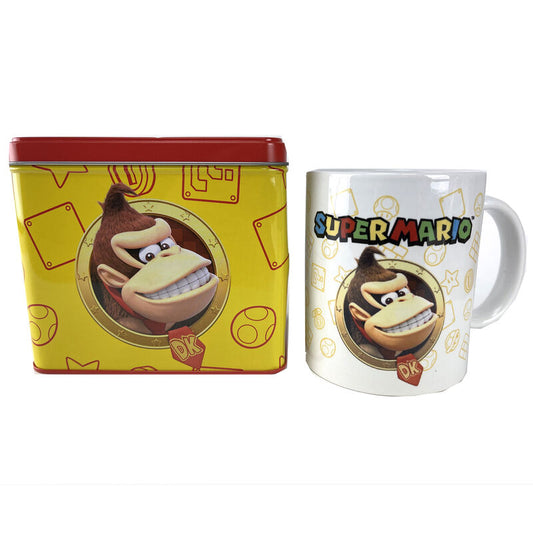Hucha + taza Donkey Kong Super Mario Bros Nintendo_0
