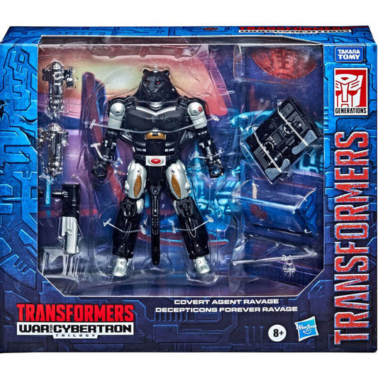 Blister figura Covert Agent Ravage + Decepticon Forever Ravage War From Cybertron Transformers 15cm_0