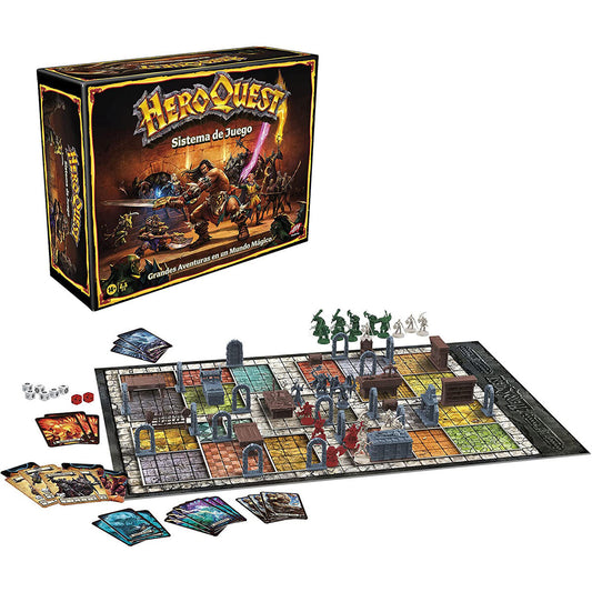 Juego de Mesa HeroQuest Aventuras en Mazmorras Avalon Hill espaÃ±ol_0