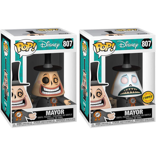 Figura POP Disney Pesadilla Antes de Navidad Mayor with Megaphone 5 + 1 Chase_0