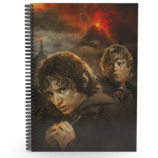 Cuaderno 3D Frodo and Sam El SeÃ±or de los Anillos_0