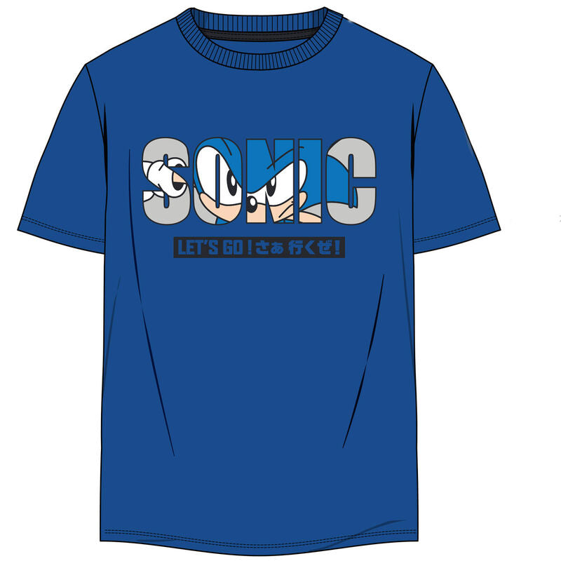 Camiseta Sonic The Hedgehog adulto_0