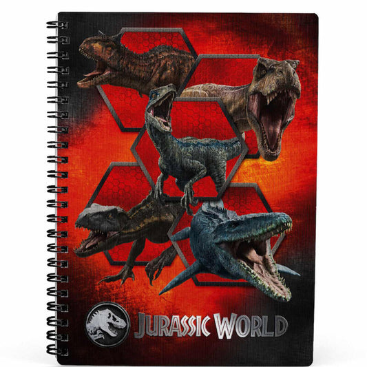 Cuaderno 3D Carnivorous Jurassic World_0