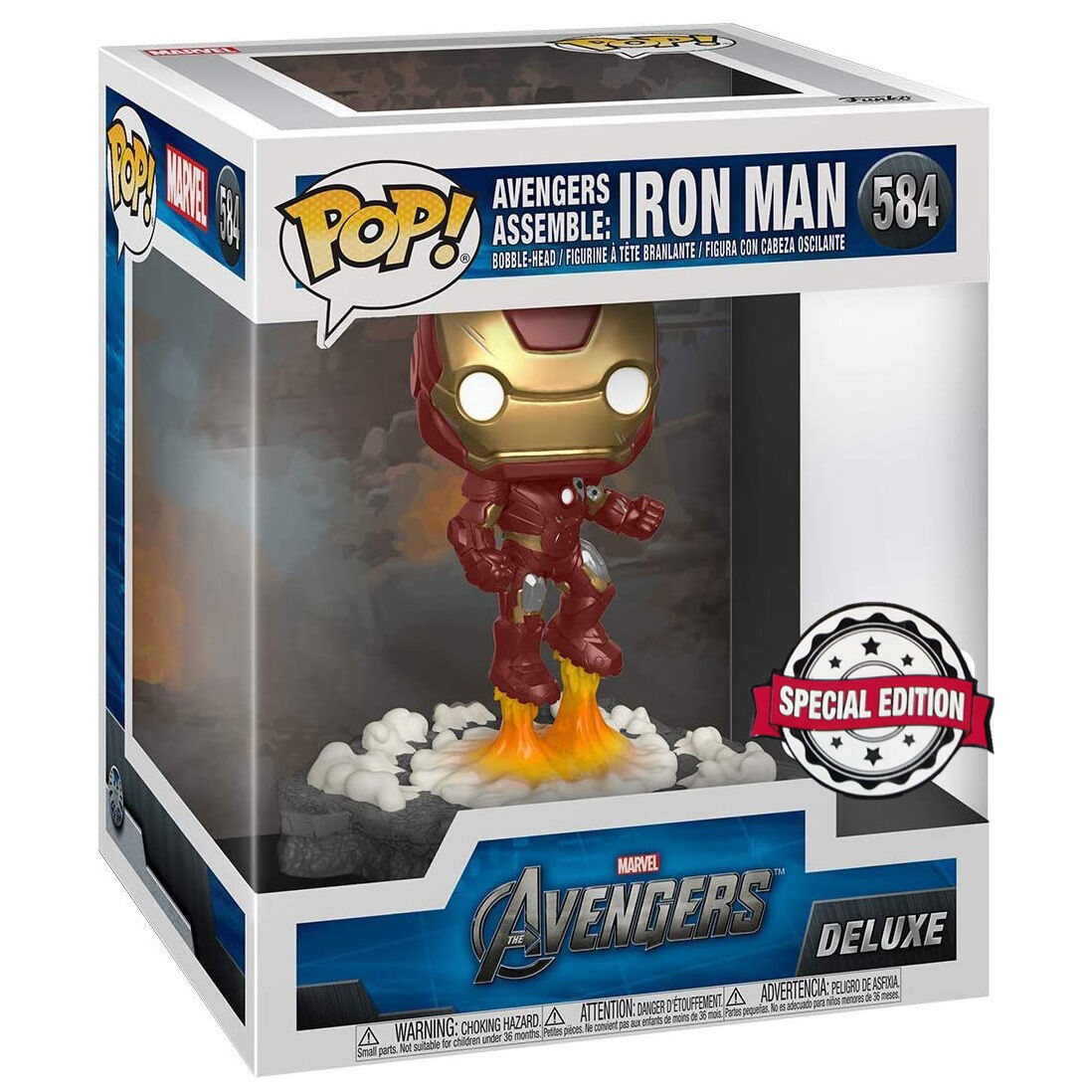 Figura POP Marvel Avengers Iron Man Assemble Exclusive_0