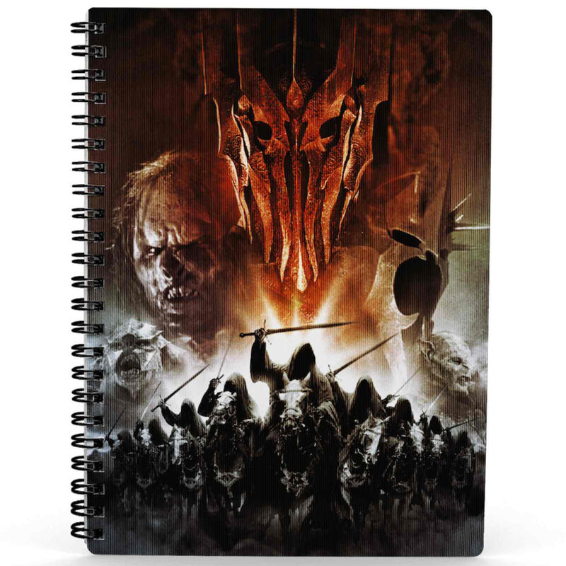 Cuaderno 3D Ejercito El SeÃ±or de los Anillos_0