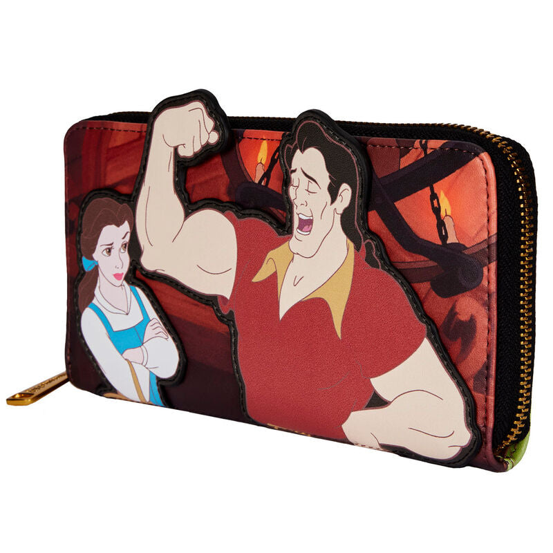 Cartera Villanos Escena Gaston La Bella y la Bestia Disney Loungefly_0