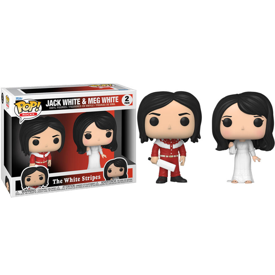 Blister 2 figuras POP The White Stripes Jack White and Meg White_0