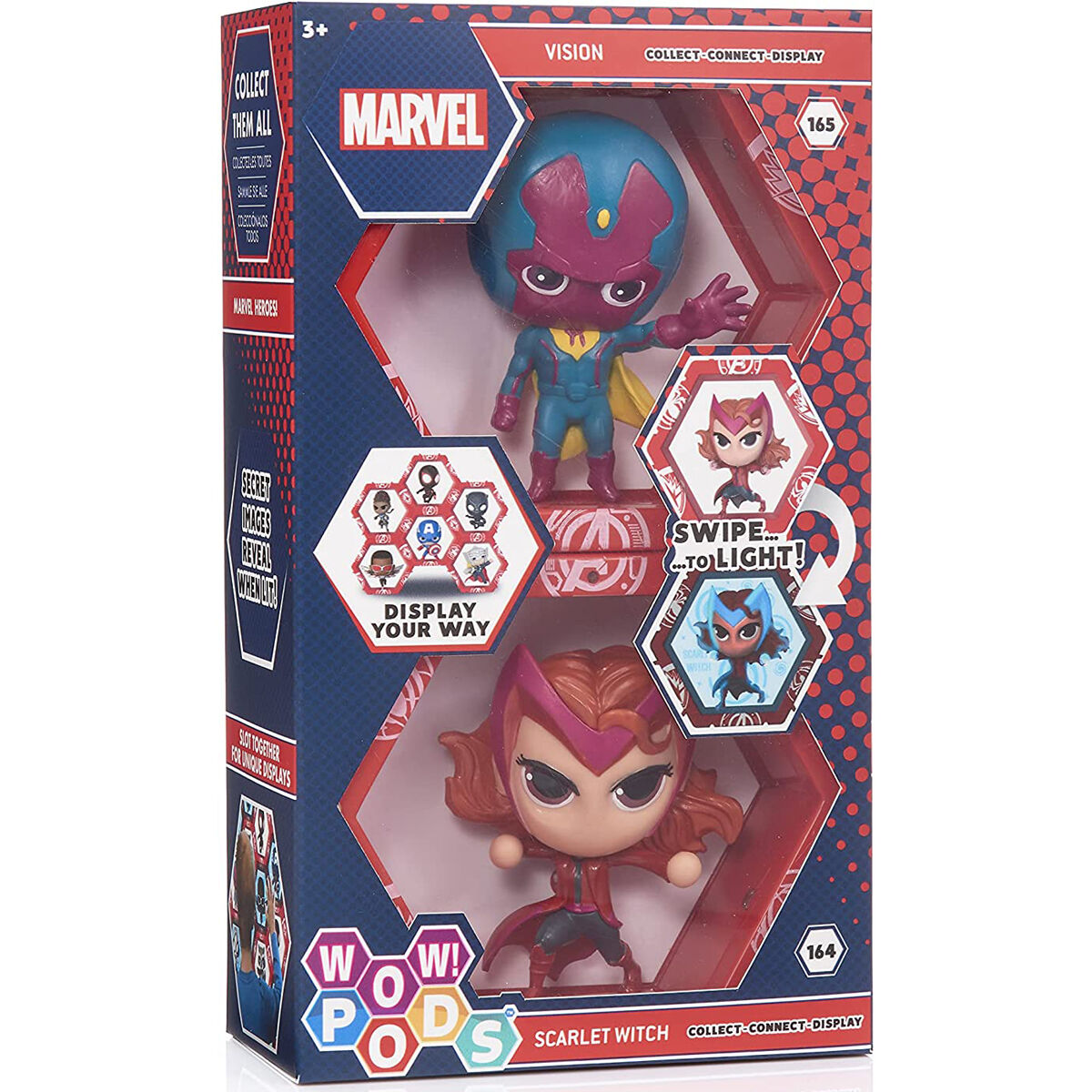 Set Figuras led WOW! POD Vision + Scarlet Marvel_0