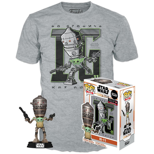 Set figura POP & Tee Star Wars IG-11 With the Child Exclusive_0