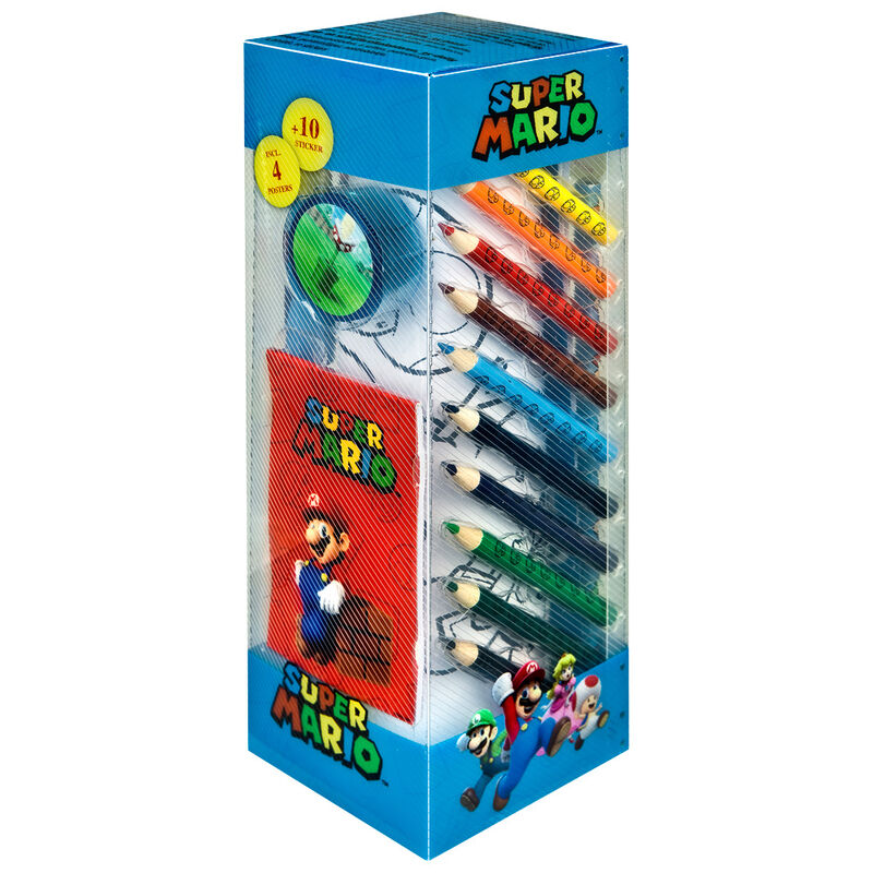 Set papeleria Super Mario Bros 35pzs_0