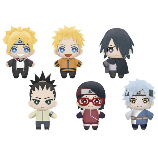 Expositor 9 Peluches Tomonui Naruto Next Generations Boruto 12cm_0