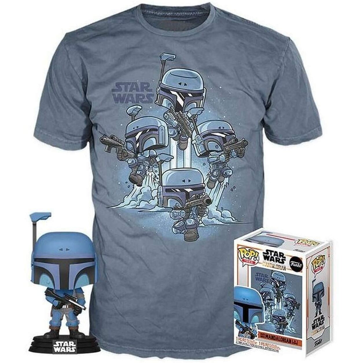 Set figura POP & Tee Star Wars Mandalorian L_0