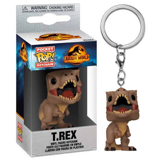 Llavero Pocket POP Jurassic World 3 T-Rex_0