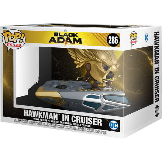 Figura POP DC Comics Black Adam Hawkman in Cruiser_0