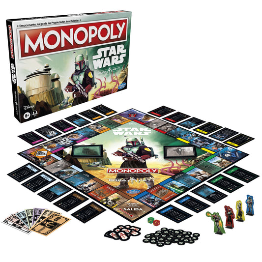 Juego Monopoly Boba Fett Star Wars espaÃ±ol_0