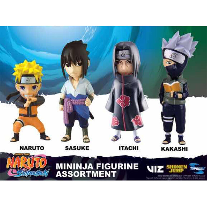 Pack 12 figuras Mininja Naruto Shippuden 5cm surtido_0