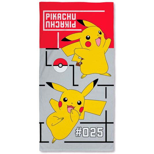 Toalla Pikachu Pokemon algodon_0