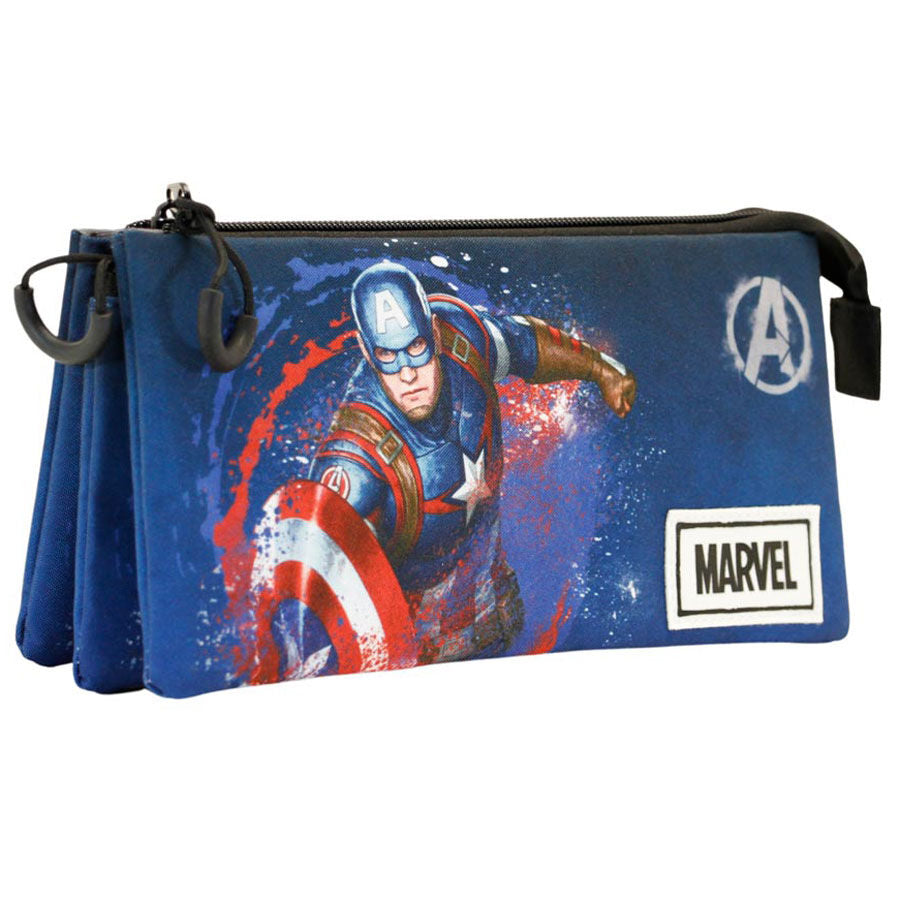 Portatodo Full Capitan America Marvel triple_0