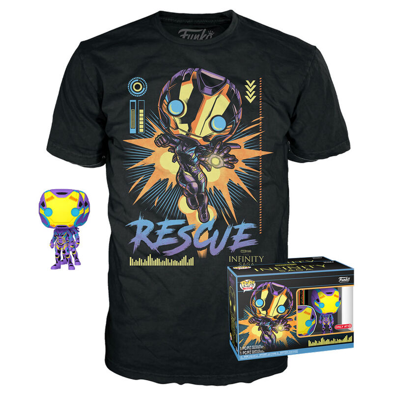 Set figura POP & Tee Marvel Los Vengadores Avengers Rescue Exclusive_0