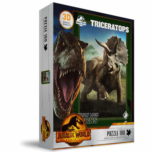 Puzzle 3D Triceratops Jurassic World 100pzs_0