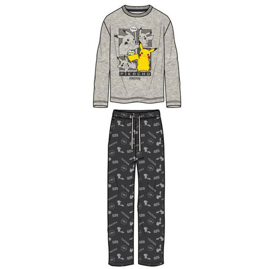 Pijama Pikachu Pokemon adulto algodon_0