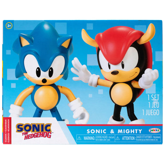 Set figuras Sonic & Mighty Sonic The Hedgehog 10cm_0