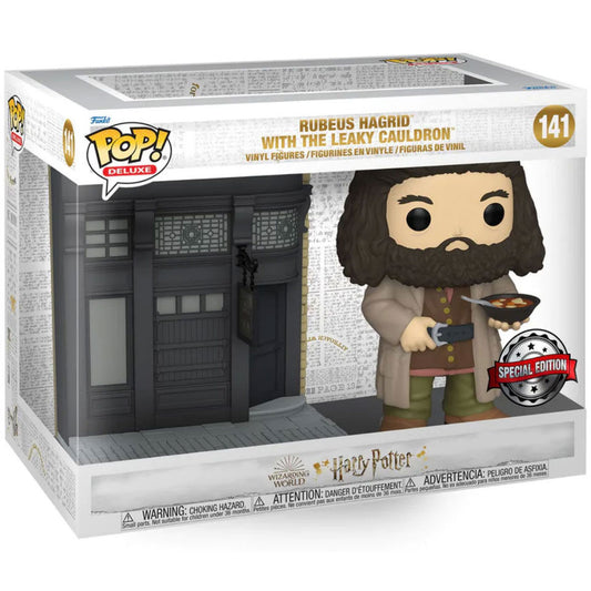 Figura POP Harry Potter Diagon Alley Rubeus Hagrid The Leaky Cauldron Exclusive_0