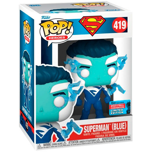 Figura POP DC Comics Superman Blue Exclusive_0