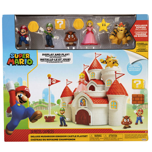 Playset Castillo Deluxe Reino ChampiÃ±on Super Mario Bros_0