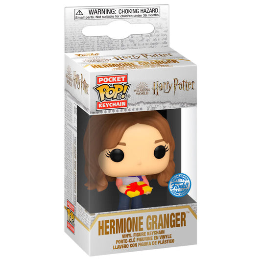 Llavero Pocket POP Harry Potter Holiday Hermione Exclusive_0