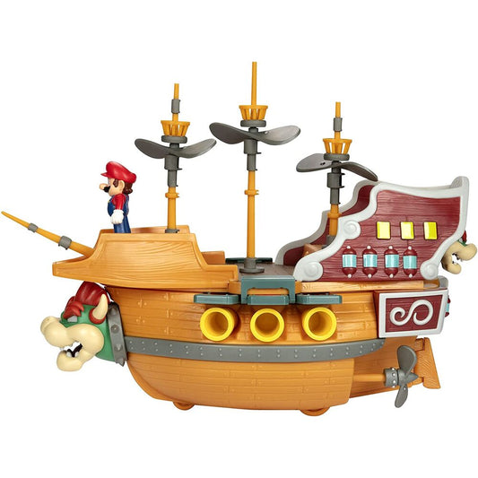 Playset Deluxe Aeronave Bowser Super Mario Nintendo_0