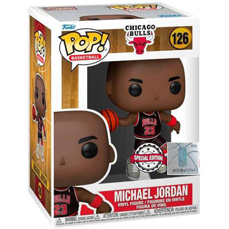 Figura POP NBA Chicago Bulls Michael Jordan with Jordans Exclusive_0